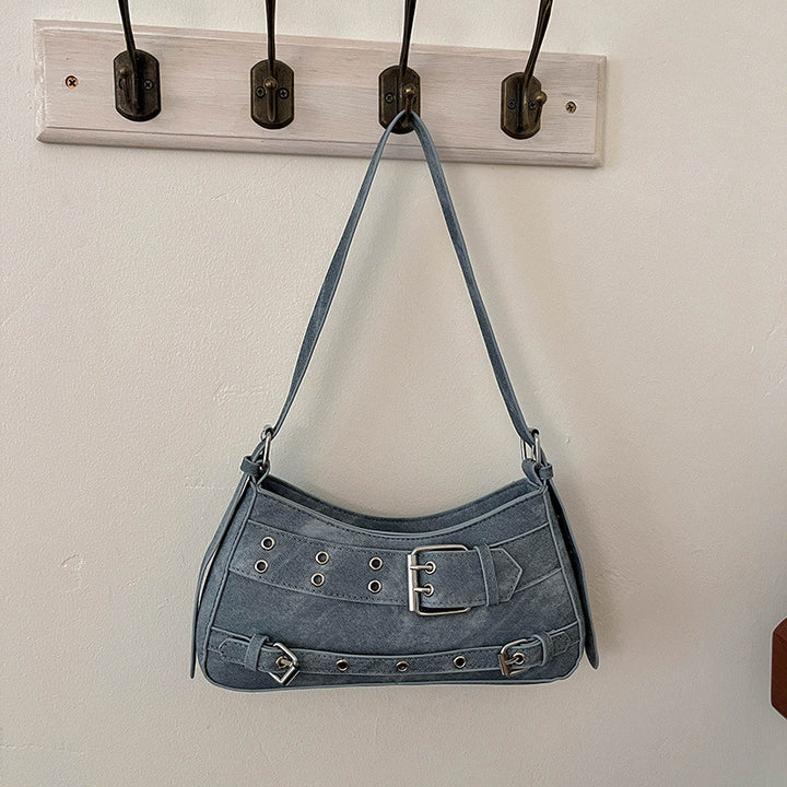Stylish Buckle Detail Handbag