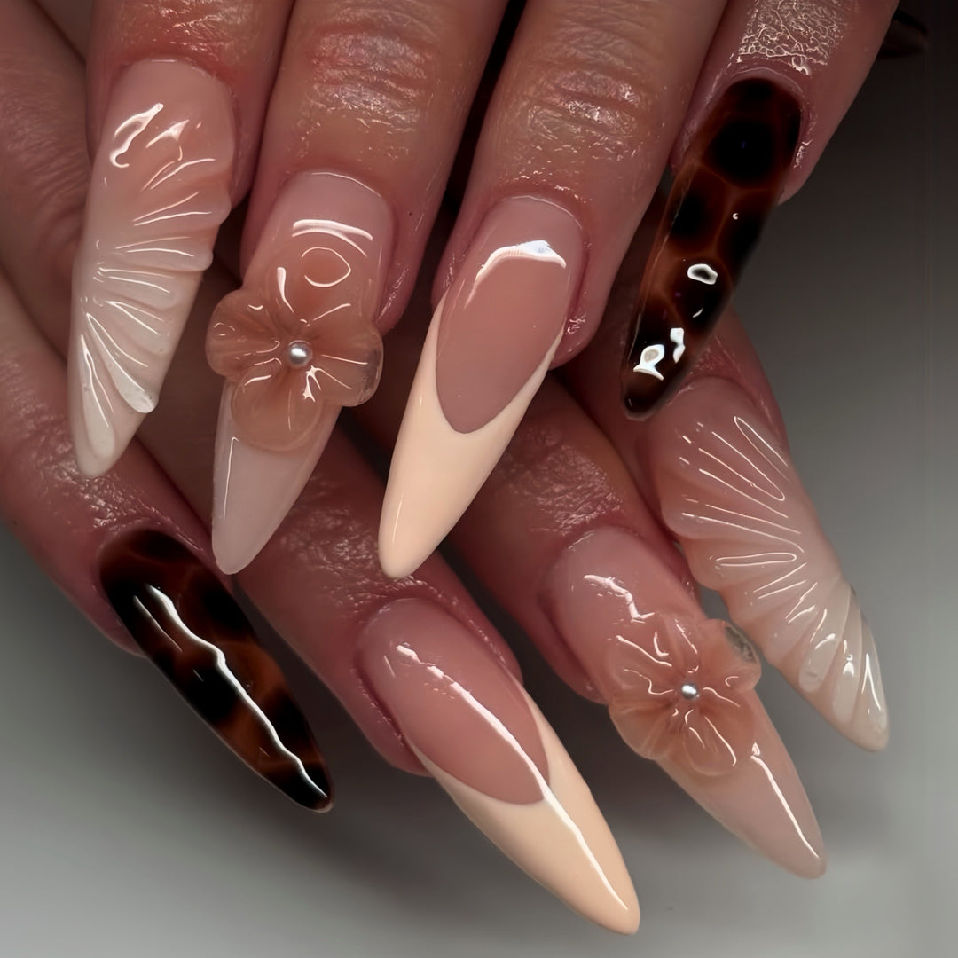 Premium Decorative Acrylic Nail Tips Stornfield