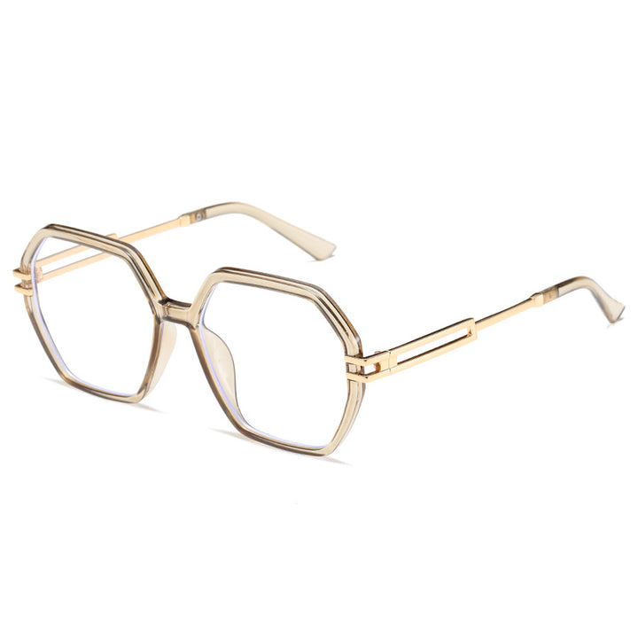 Women's fashionable sunglasses in avant-garde hexagon design Stornfield