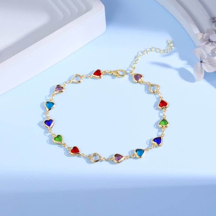 Colorful Gemstone Statement Bracelet Stornfield