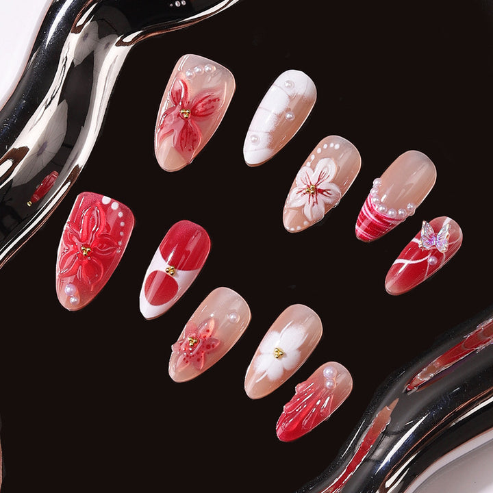 3D Decorative Press-On Nail Set Stornfield