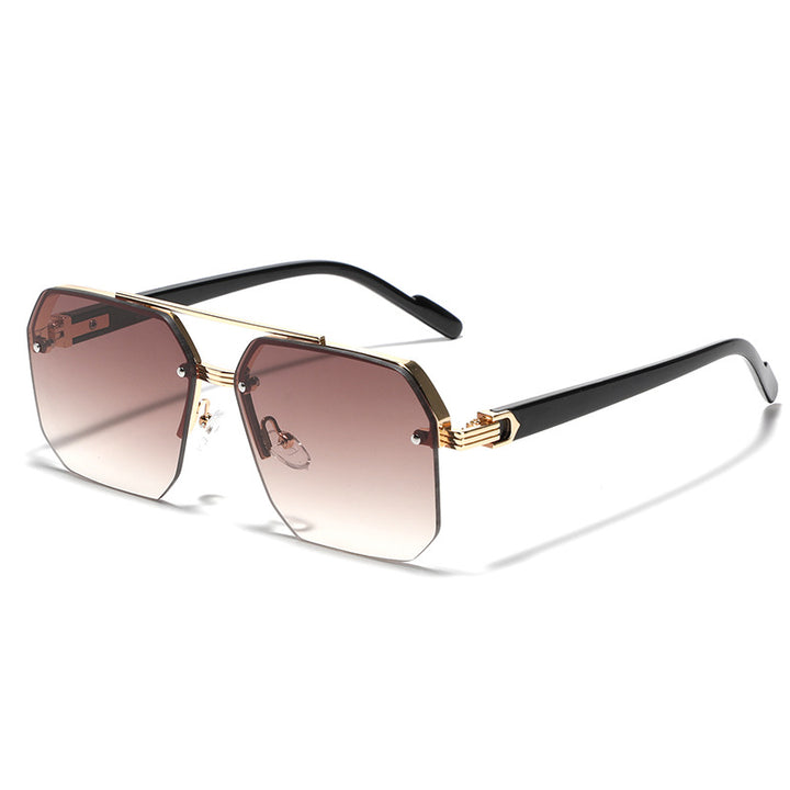 Ladies hexagonal sunglasses with elegant metal frame Stornfield