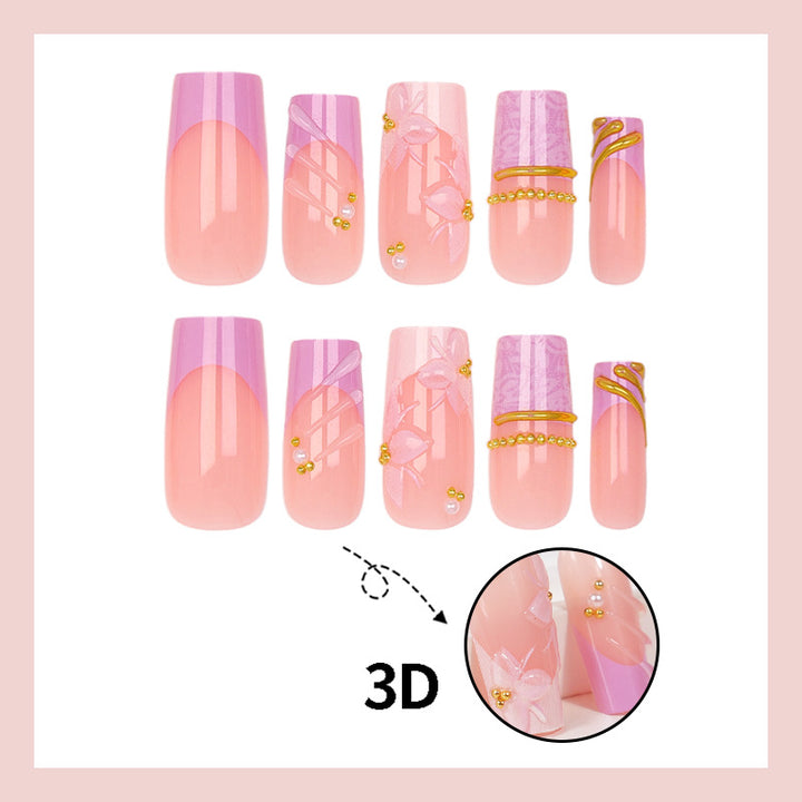 Artificial Nail Set with Elegant and Created Designs Stornfield