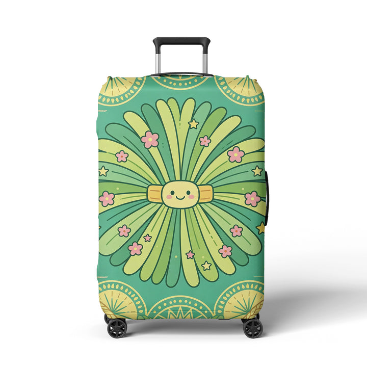 Women's suitcase cover with cheerful Stornfield  motif