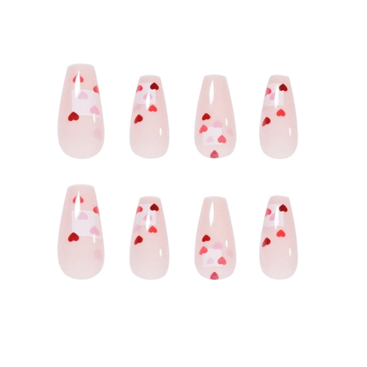 Artistic Nail Extensions with Heart Design Stornfield