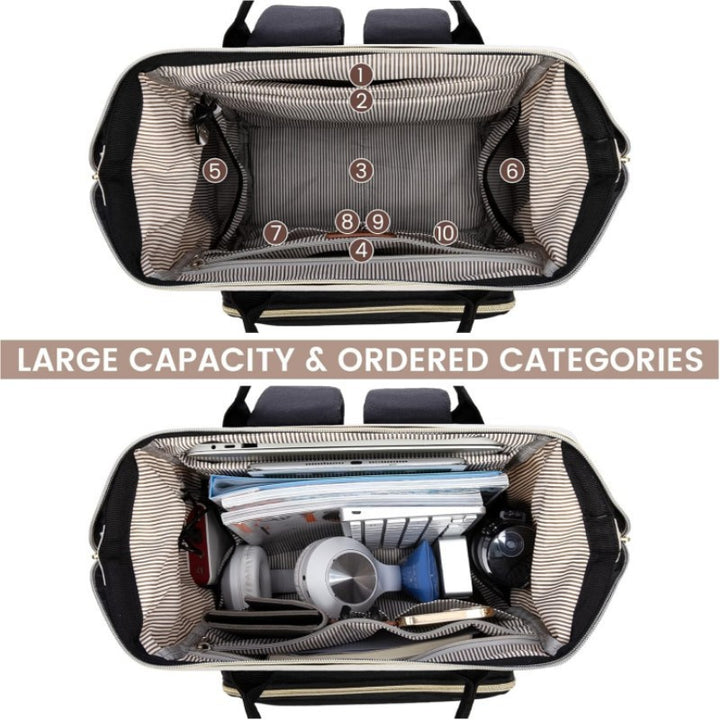 Multifunctional backpack with innovative compartment layout Stornfield