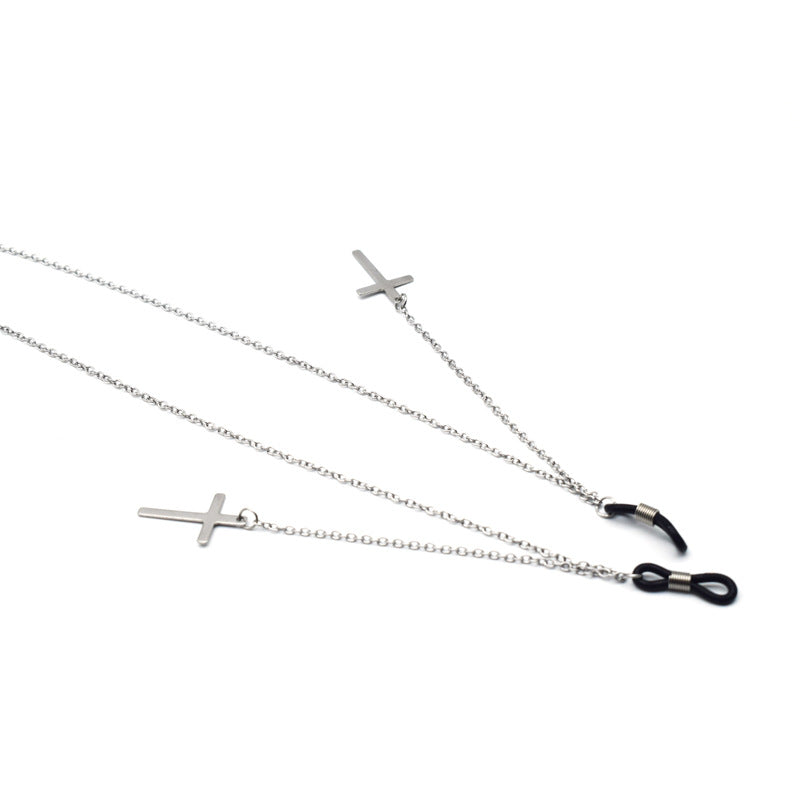 Trendy Metal Cross Eyewear Chain Stornfield