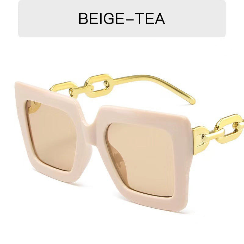 Stylish Wide Square Frame Sunglasses Stornfield