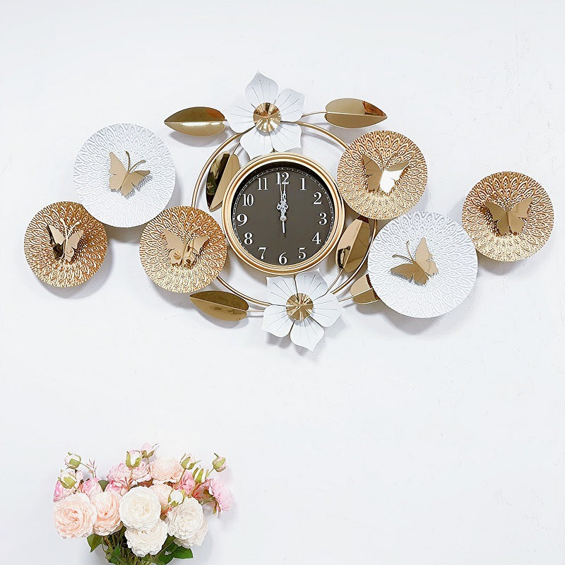 Decorative Butterfly Wall Clock Stornfield
