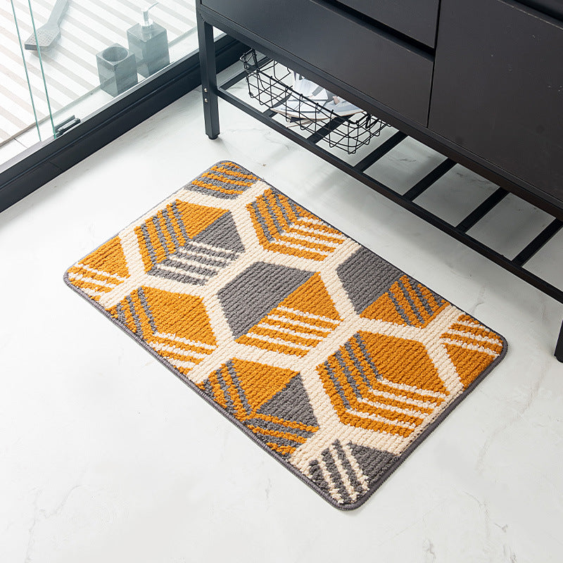 Geometric Pattern Indoor Welcome Mat