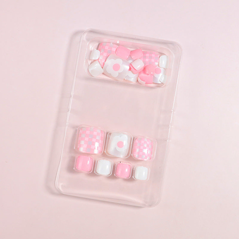 Artistic Floral Press-On Nail Art Set Stornfield