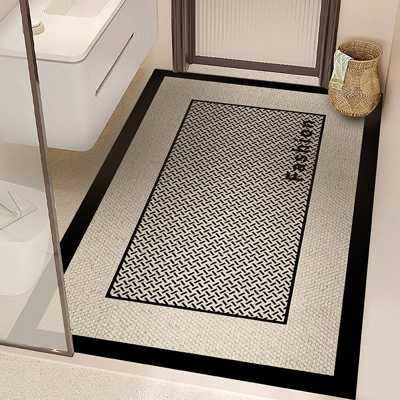 Non-Slip Geometric Bath Mat