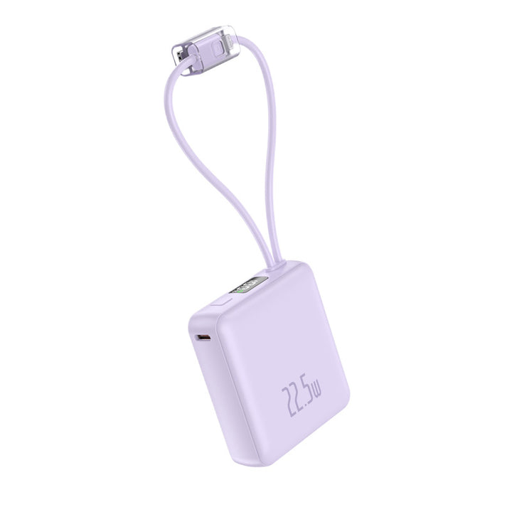 Portable fast charger with integrated cables Stornfield