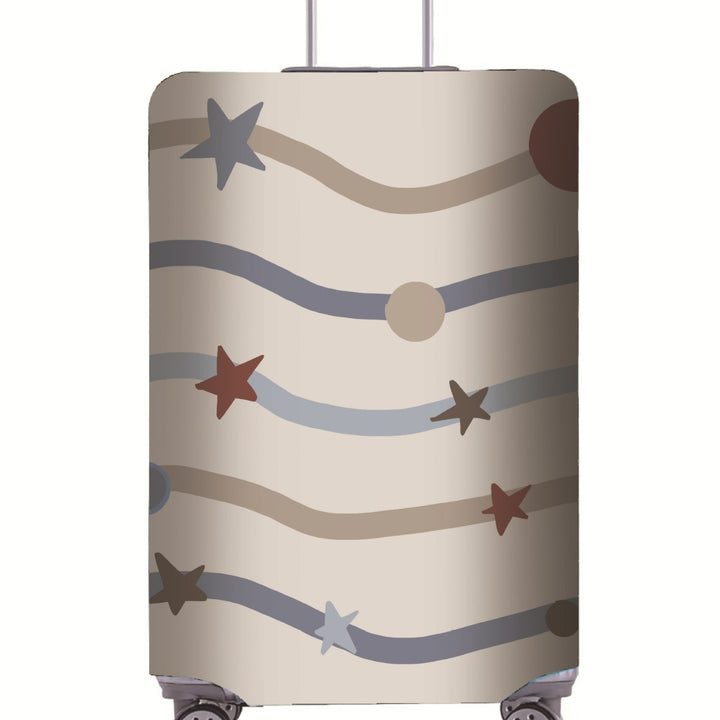 Women's Hard Shell Suitcase with Modern Geometric Design Stornfield