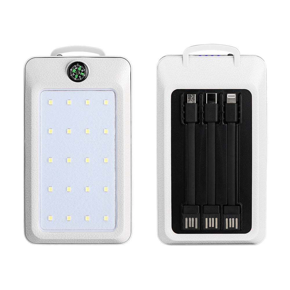 Multifunctional charging power bank with integrated LED lighting and compass Stornfield