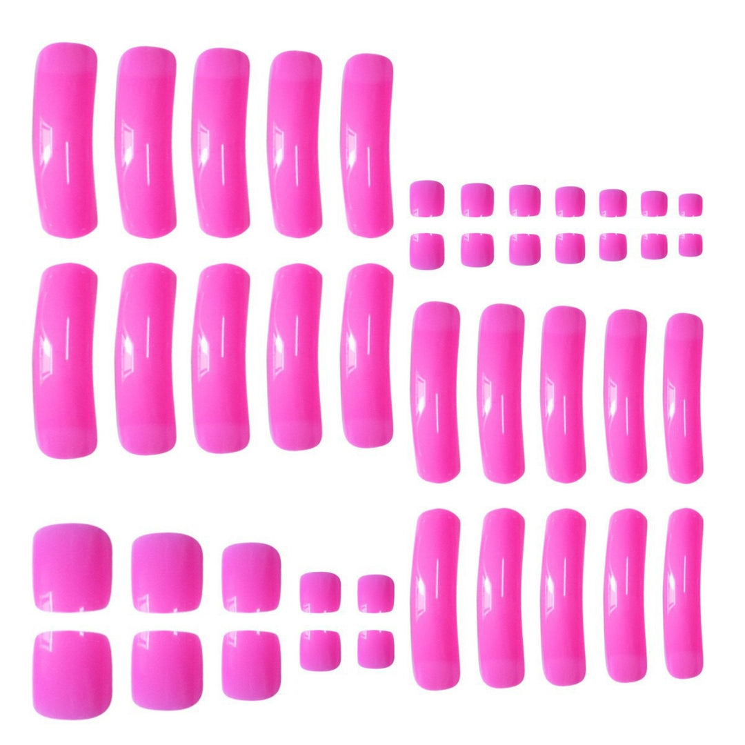 Long Glossy Press-On Nail Extensions Stornfield