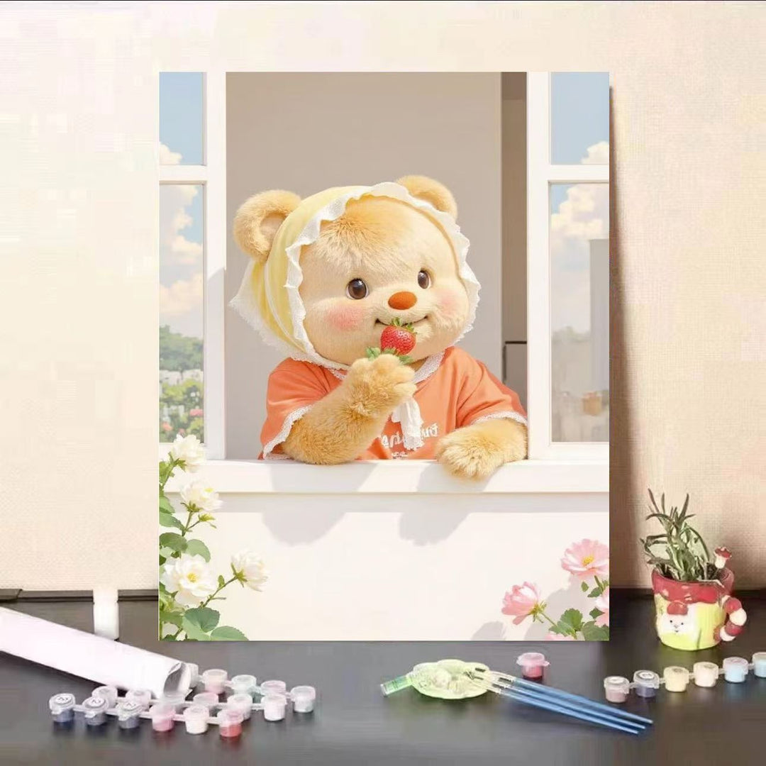 DIY Playful Bear-Themed Painting Kit Stornfield