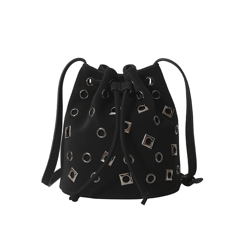 Stylish Drawstring Bucket Bag