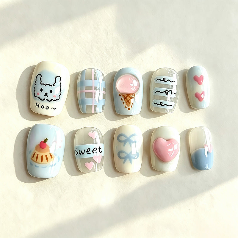 Creative Themed Press-On Nail Set Stornfield