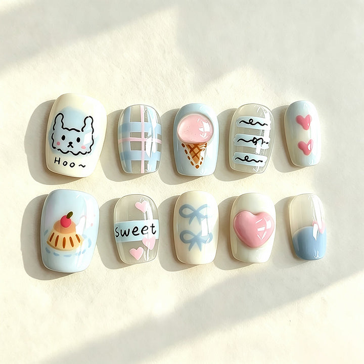Creative Themed Press-On Nail Set Stornfield