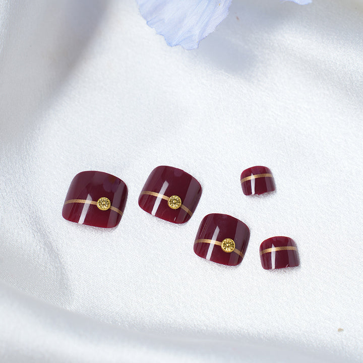 Elegant Press-On Nail Set Stornfield