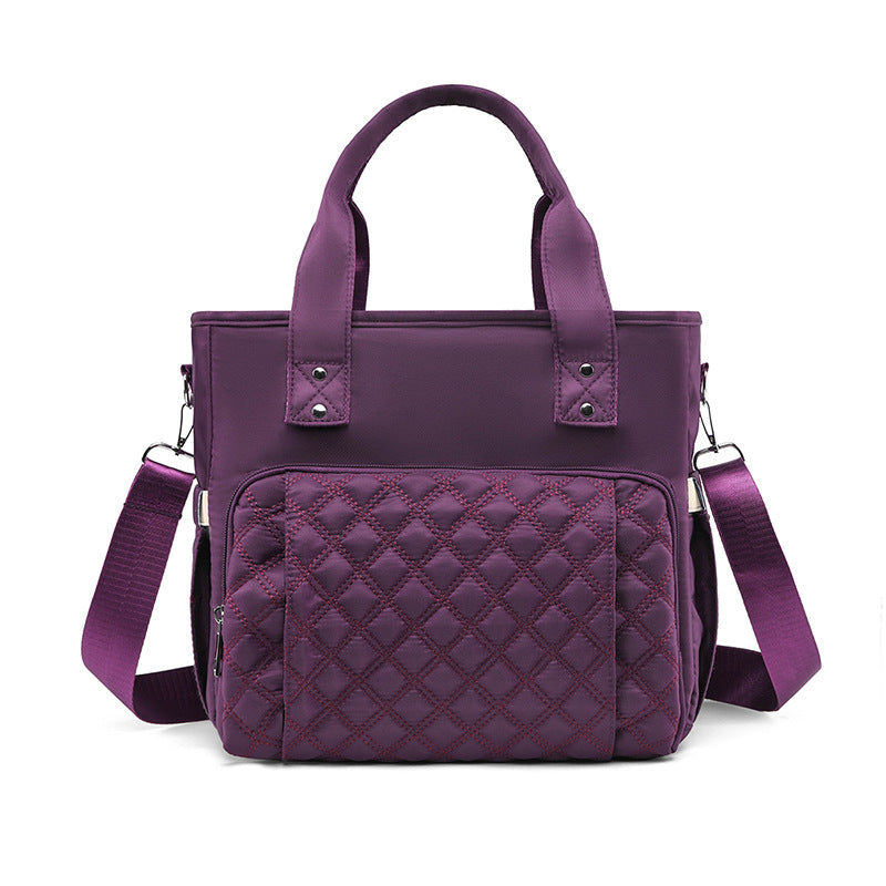 Quilted Multi-Compartment Tote Bag Stornfield