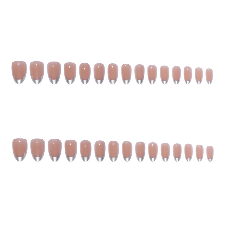 Stylish French Tip Press-On Nail Set Stornfield