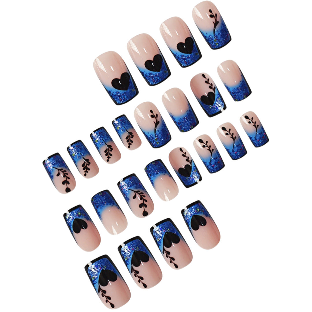 Artistic Gradient Press-On Nail Extensions Stornfield