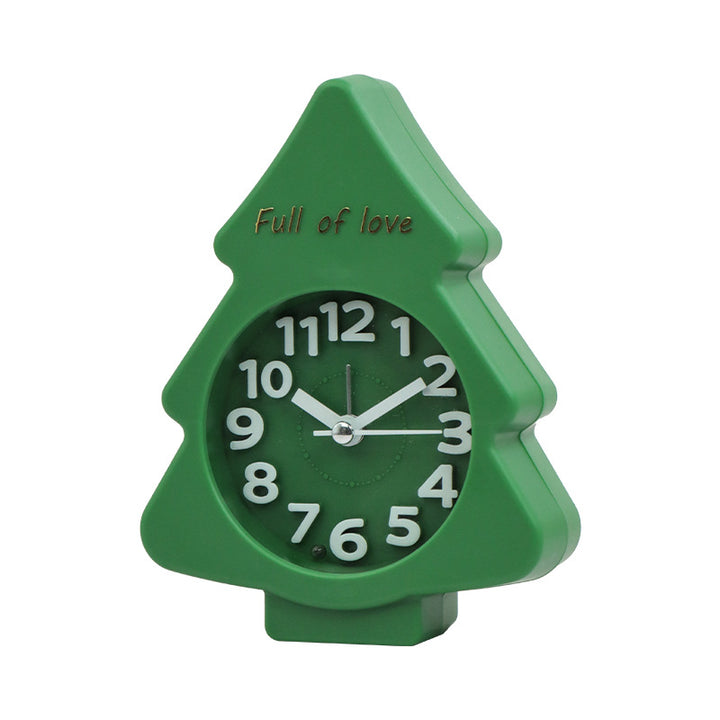 Funnier bedside clock in creative Christmas tree design Stornfield