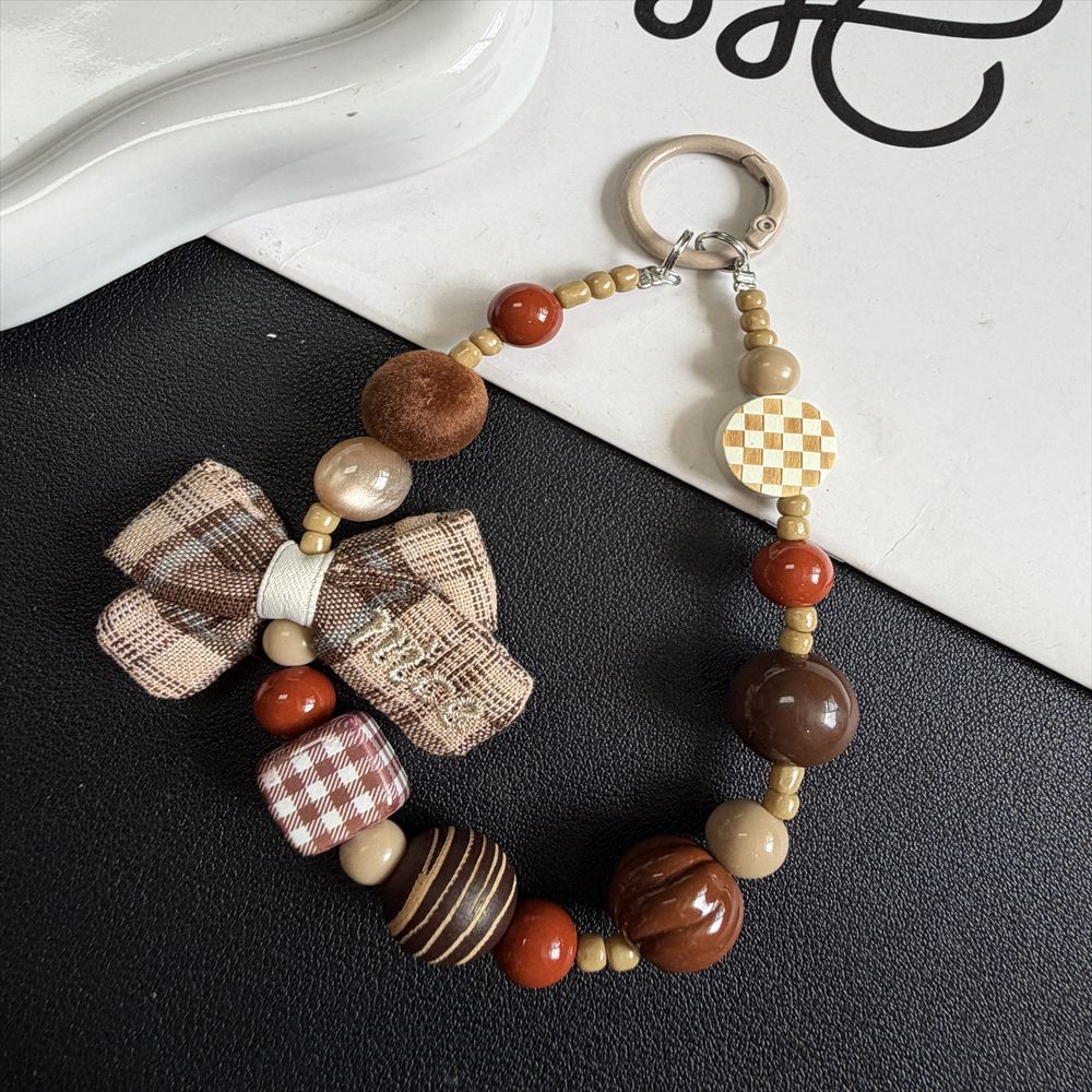 Decorative Beaded Charm Keychain Stornfield 1790135214