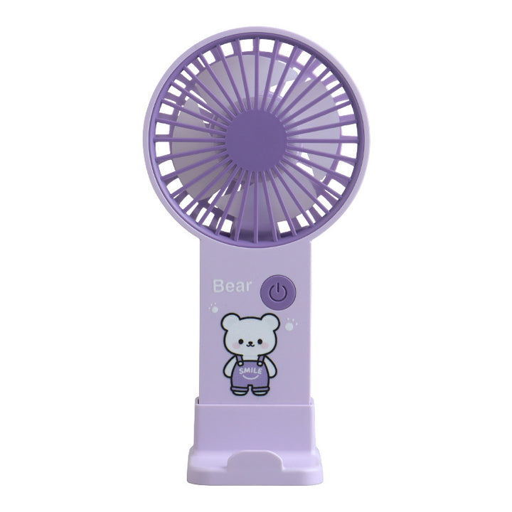 Ladies portable hand fan in playful bunny design Stornfield