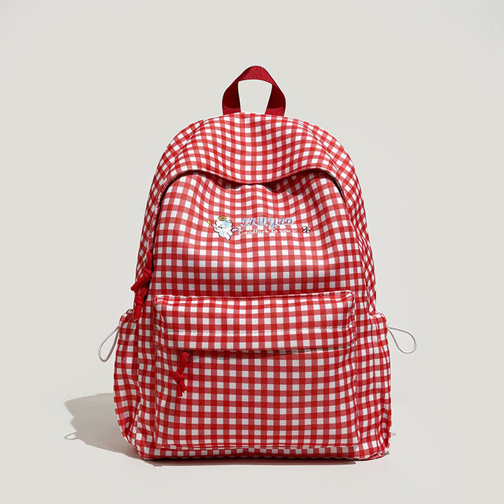 Cute Gingham Patterned Backpack Stornfield