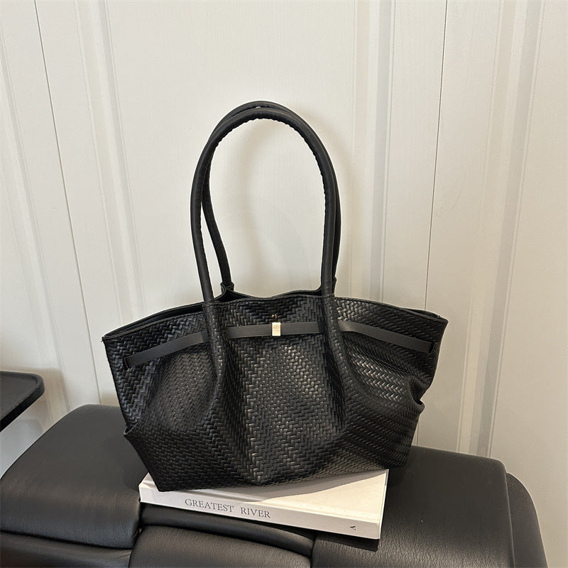 Woven Tote Handbag