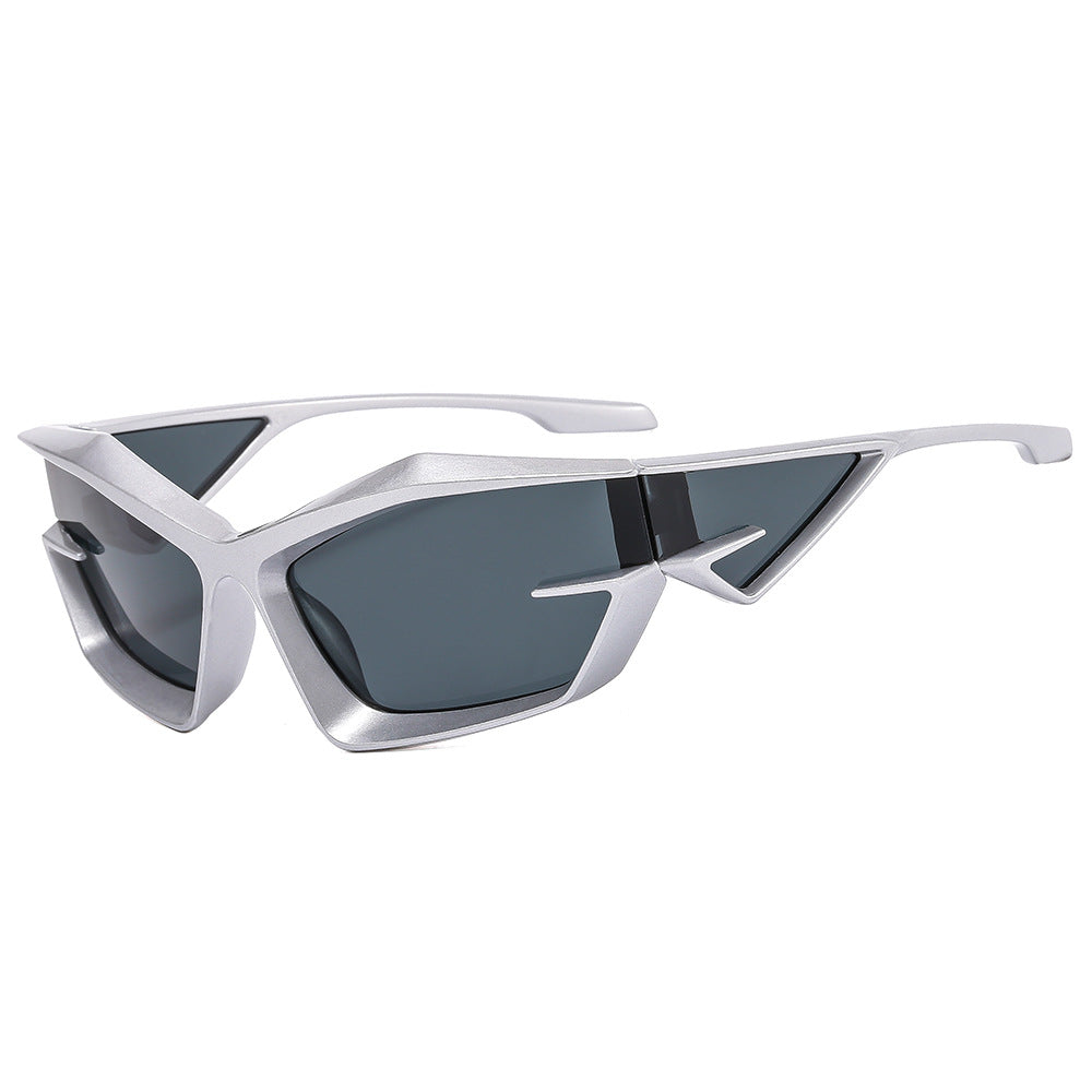 Women futuristic sunglasses with unique polygon design Stornfield