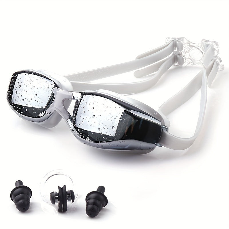 Swimming goggles with ergonomic design and adjustable head strap Stornfield