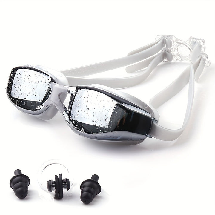 Swimming goggles with ergonomic design and adjustable head strap Stornfield