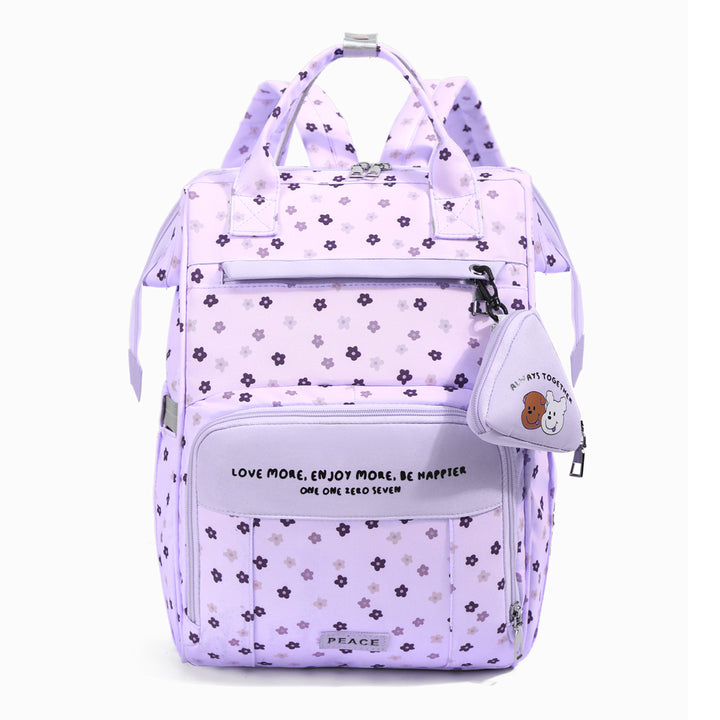 Stylish Floral Pattern School Backpack Stornfield