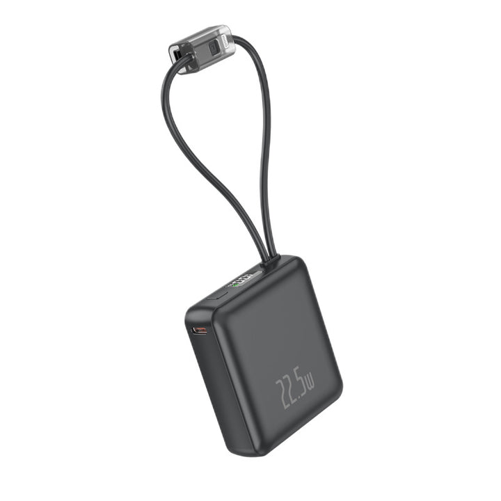 Portable fast charger with integrated cables Stornfield