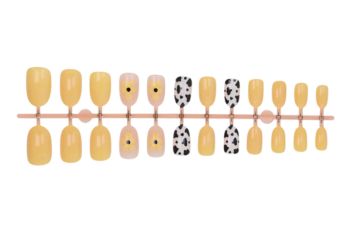 Art nail set with floral and trendy animal patterns Stornfield