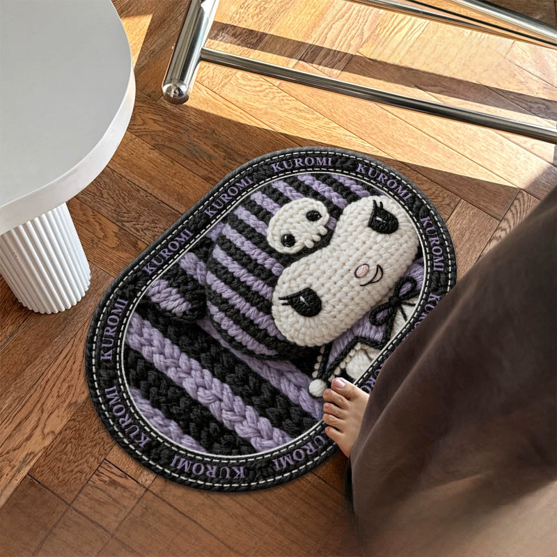 Character-Themed Plush Floor Mat
