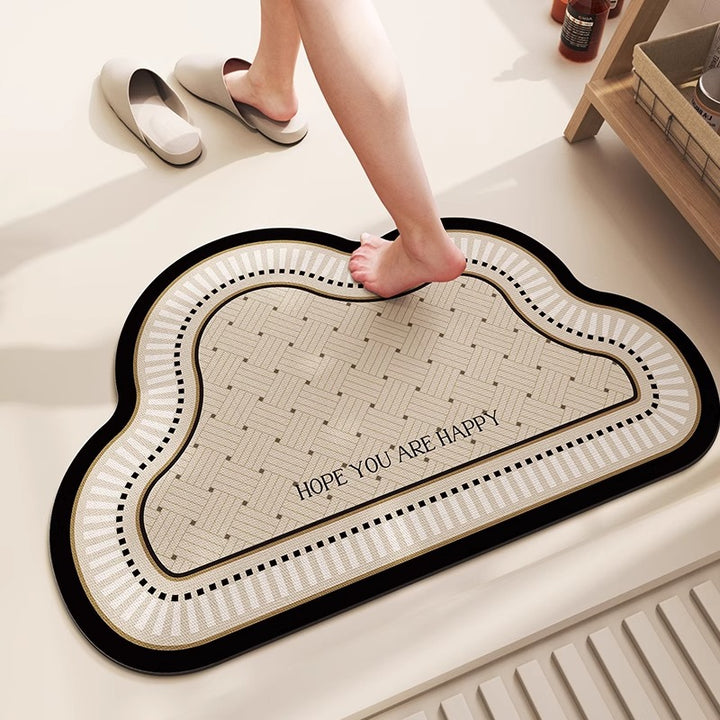 Luxurious Half-Moon Entry Mat