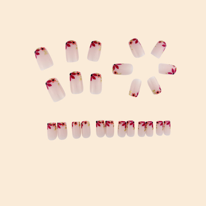 Floral Embellished Nail Art Extensions Stornfield