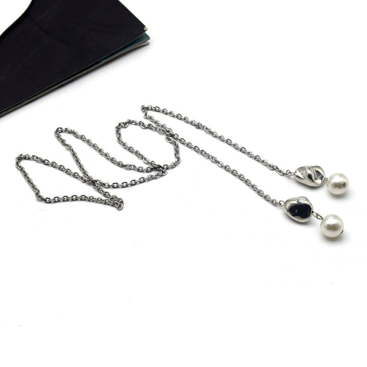 Elegant Layered Pearl Pendant Necklace Stornfield