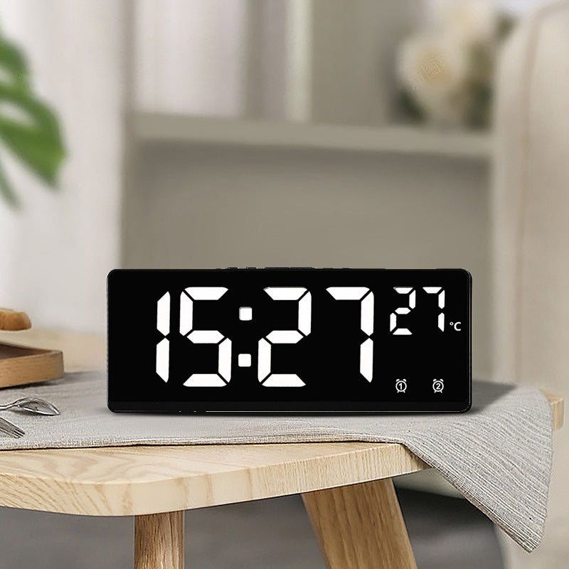 Digital alarm clock with mirror display and temperature function Stornfield