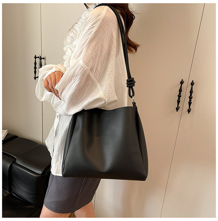 Minimalist Faux Leather Hobo Bag Stornfield