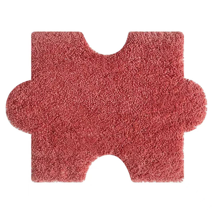 Soft Plush Puzzle-Shaped Bath Mat
