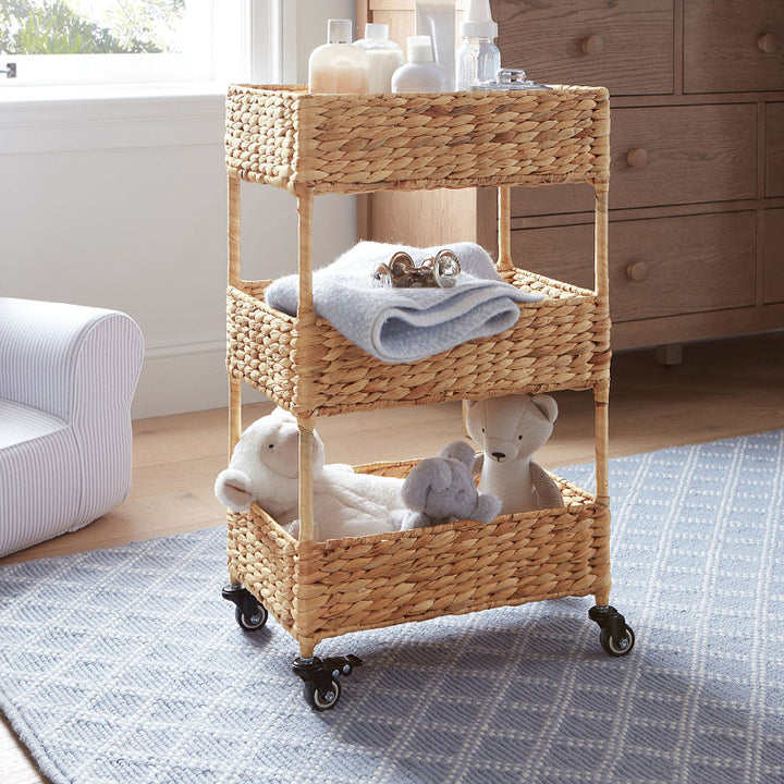 Multi-Tier Woven Storage Cart Stornfield