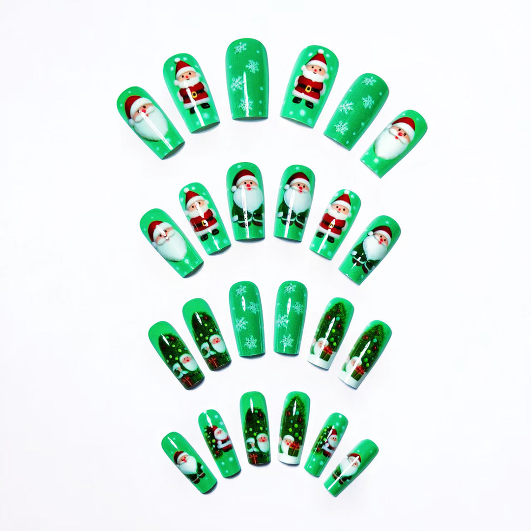 Artificial nails with Christmas motif Stornfield