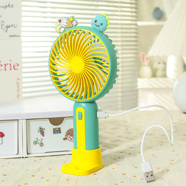 Women's Portable Hand Fan with Playful Animal Design Stornfield