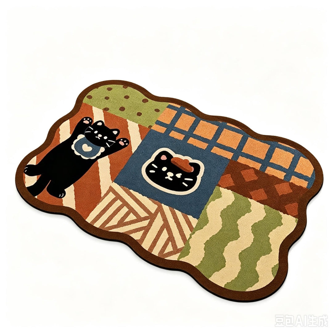 Cute Cartoon-Themed Area Mat
